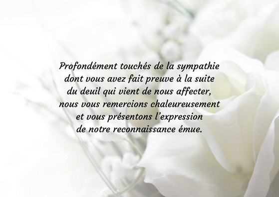 Carte de condoléances à imprimer gratuit